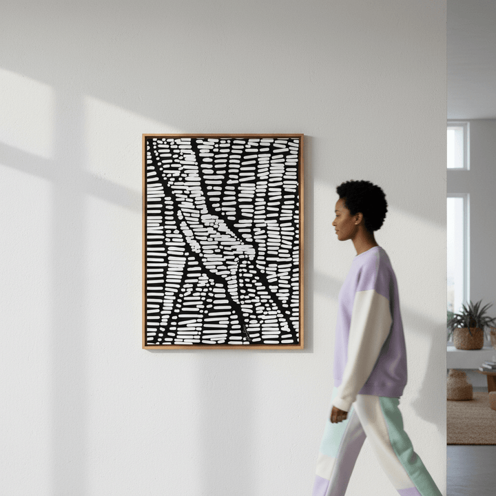 Never Let Go Black and White by Julia Cheney wall - art - picture - poster