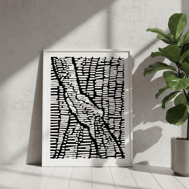 Never Let Go Black and White by Julia Cheney wall - art - picture - poster