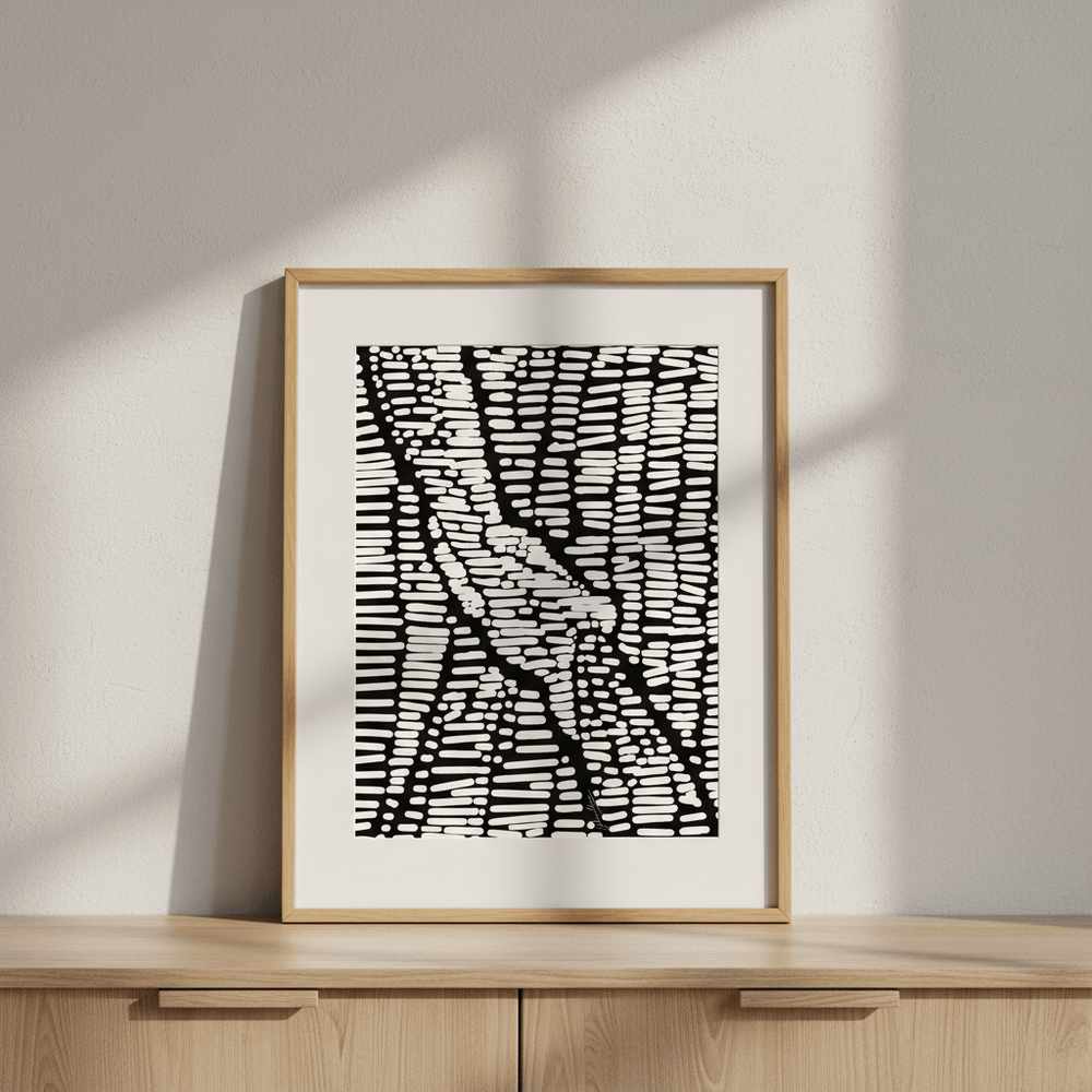 Never Let Go Black and White by Julia Cheney wall - art - picture - poster