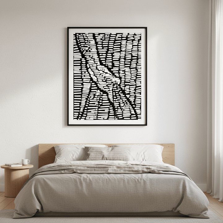Never Let Go Black and White by Julia Cheney wall - art - picture - poster
