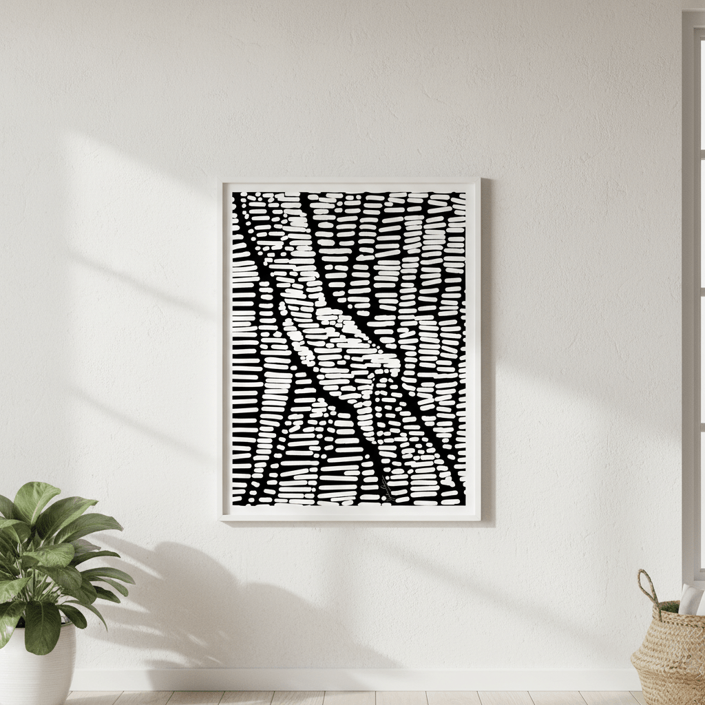 Never Let Go Black and White by Julia Cheney wall - art - picture - poster