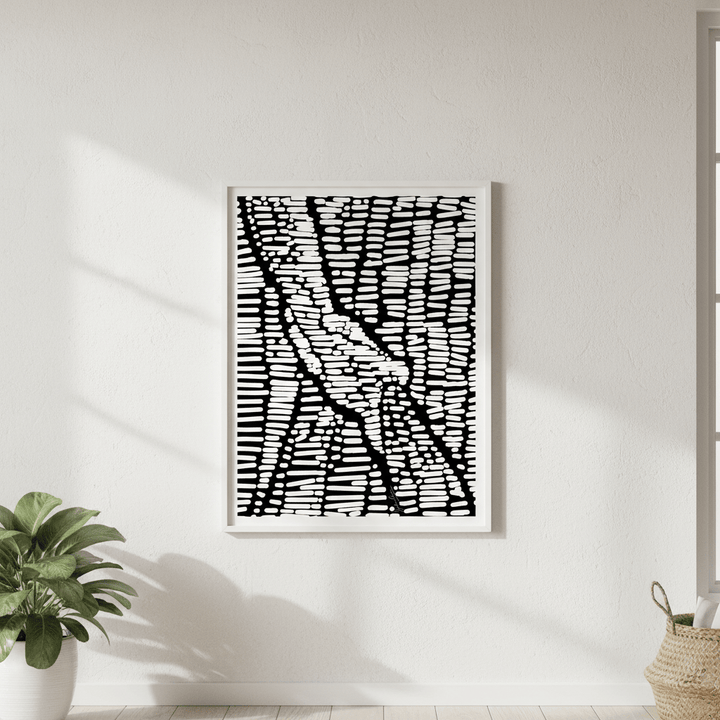 Never Let Go Black and White by Julia Cheney wall - art - picture - poster
