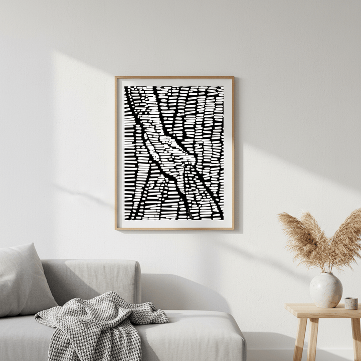 Never Let Go Black and White by Julia Cheney wall - art - picture - poster