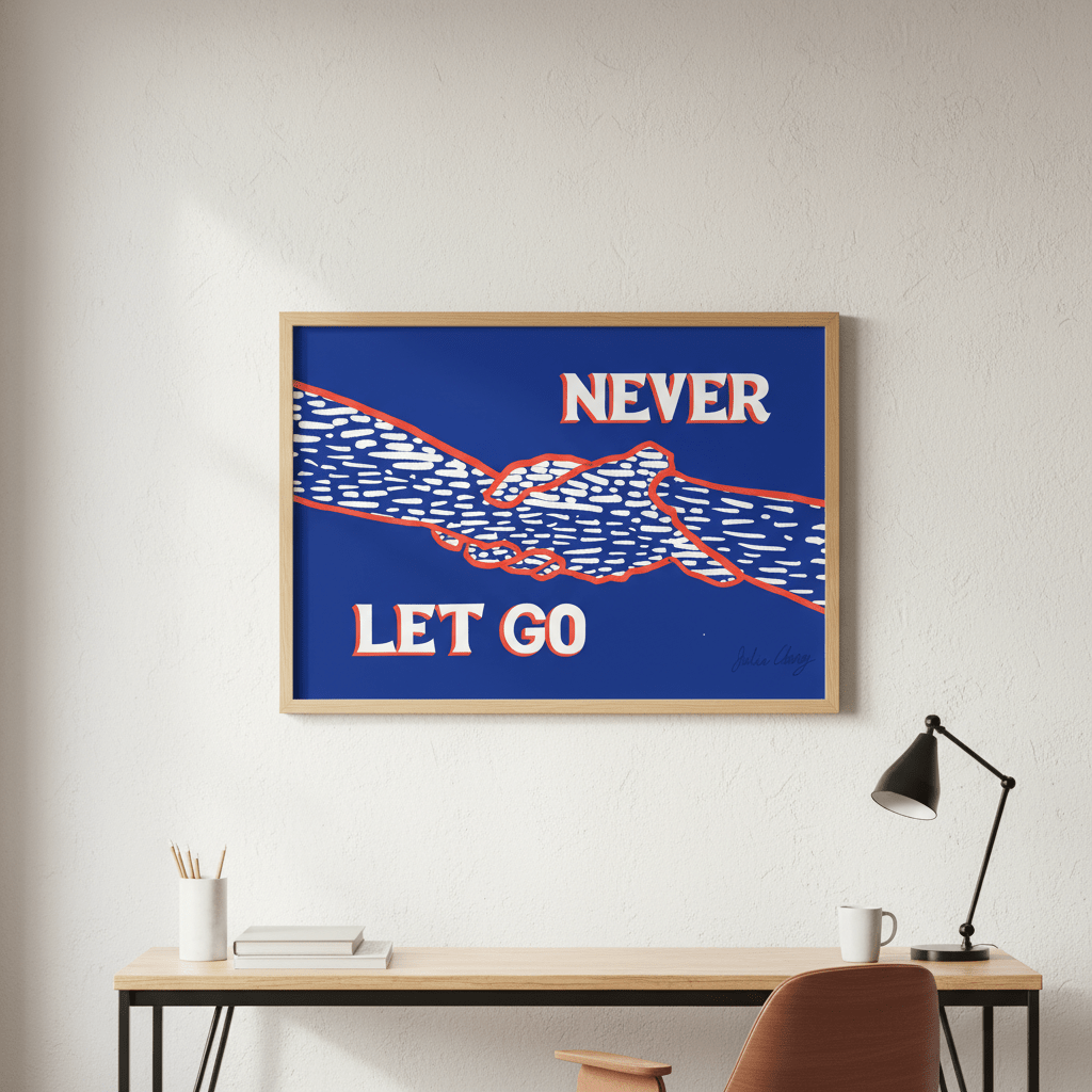 Never Let Go by Julia Cheney wall - art - picture - poster