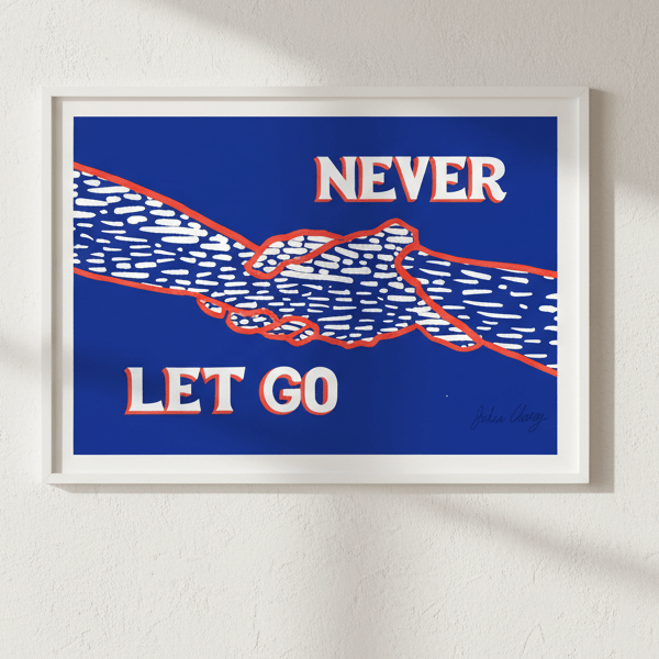 Never Let Go by Julia Cheney wall - art - picture - poster