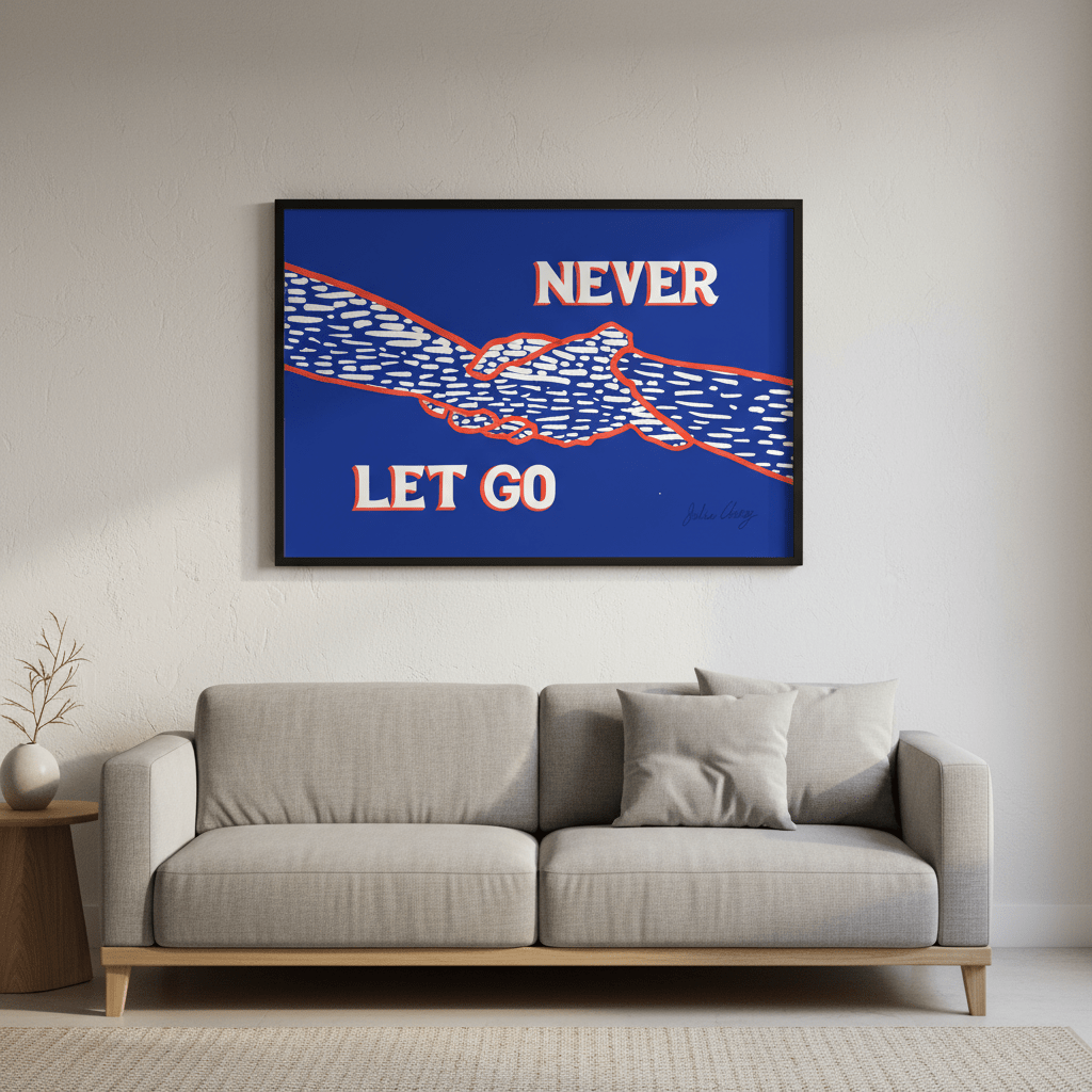 Never Let Go by Julia Cheney wall - art - picture - poster