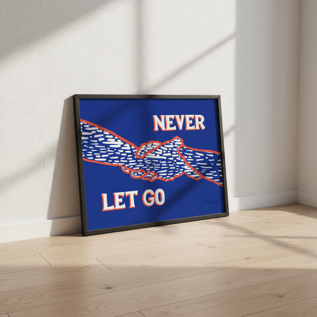 Never Let Go by Julia Cheney wall - art - picture - poster