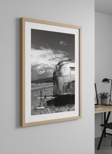 Contemporary wall art featured in a bright modern office workspace