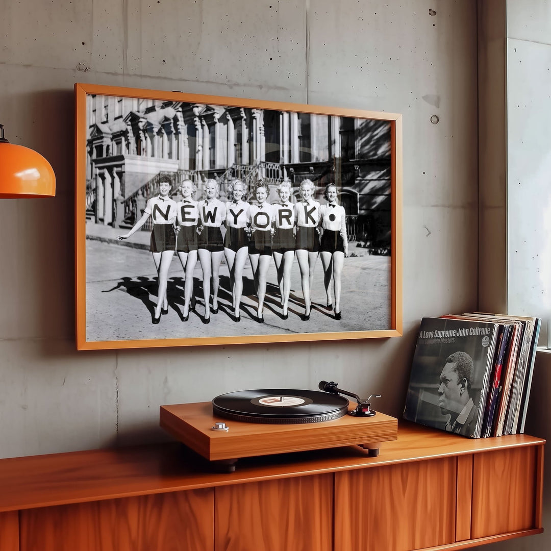 New York Chorus Vintage Landscape Wall Art wall - art - picture - poster