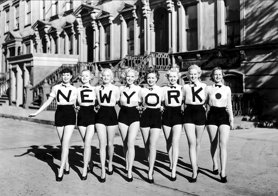 New York Chorus Vintage Landscape Wall Art