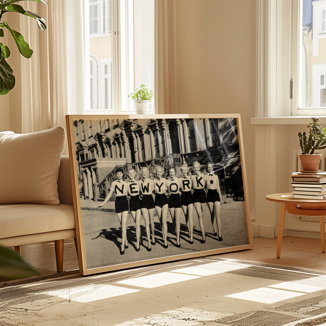 New York Chorus Vintage Landscape Wall Art wall - art - picture - poster