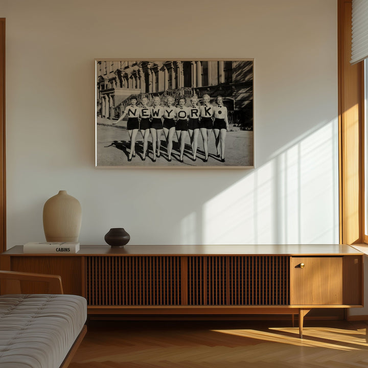 New York Chorus Vintage Landscape Wall Art wall - art - picture - poster