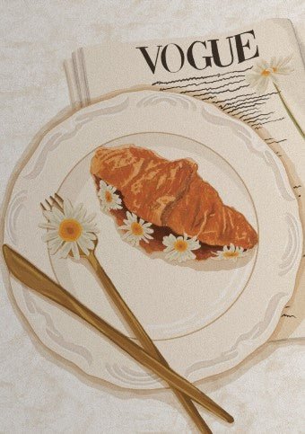 Nice Breakfast Wall Art by Lisa Solomoniuk