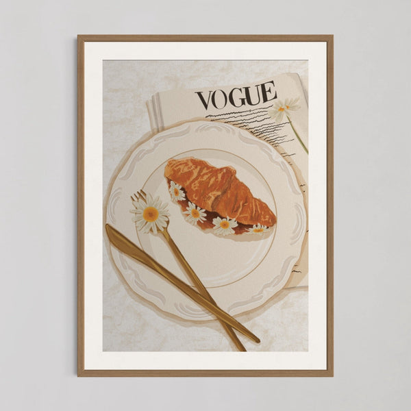 Nice Breakfast Wall Art by Lisa Solomoniuk