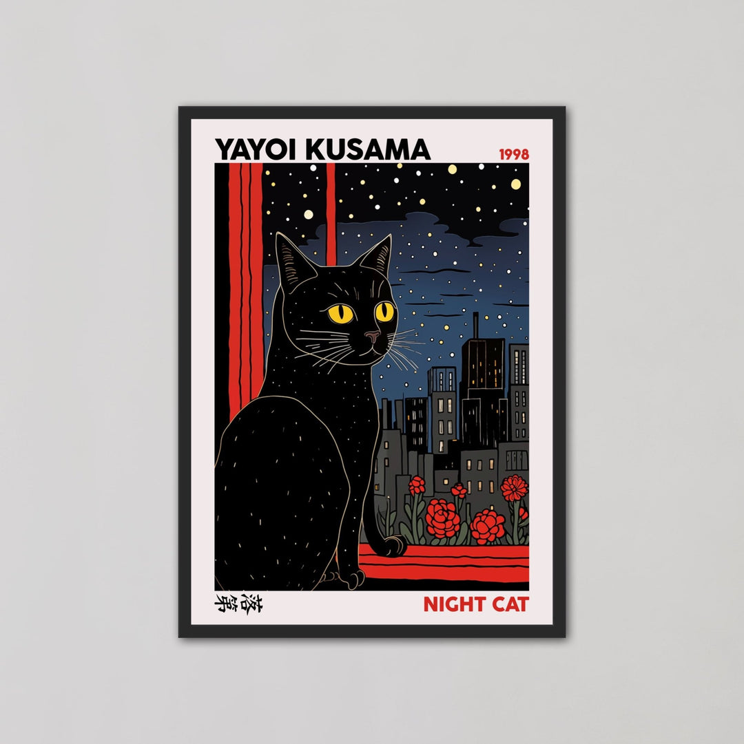 Night Cat 1998 By Yayoi Kusama - Style My Wall