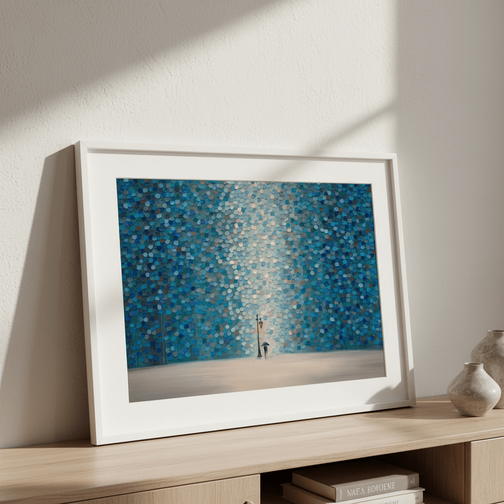 Night Rain by Ekaterina Ermilkina wall - art - picture - poster