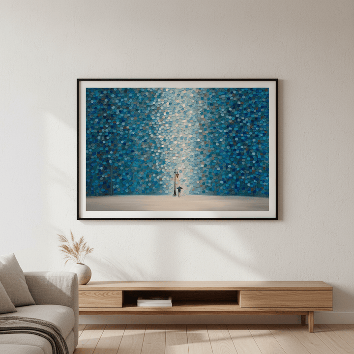 Night Rain by Ekaterina Ermilkina wall - art - picture - poster
