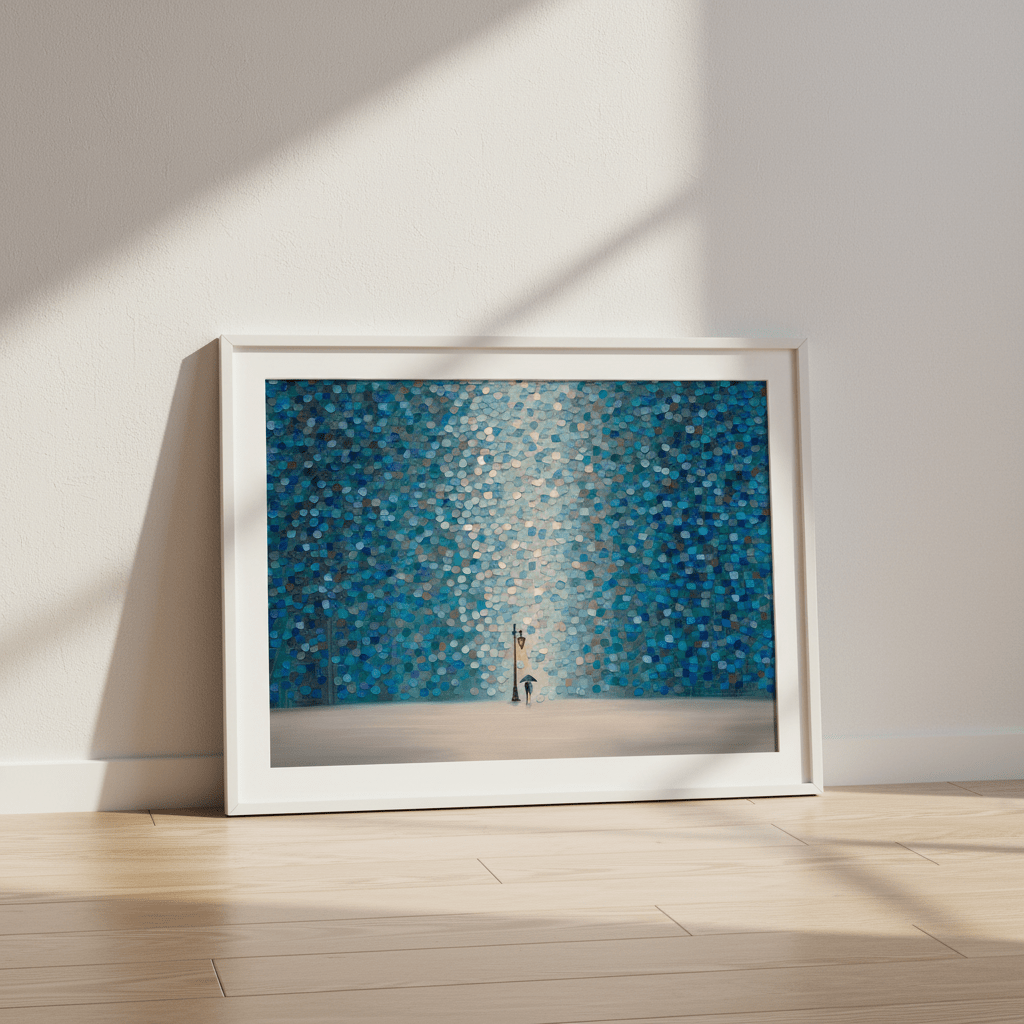 Night Rain by Ekaterina Ermilkina wall - art - picture - poster