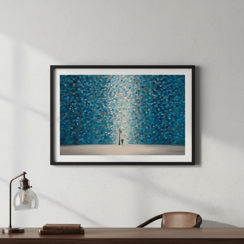 Night Rain by Ekaterina Ermilkina wall - art - picture - poster