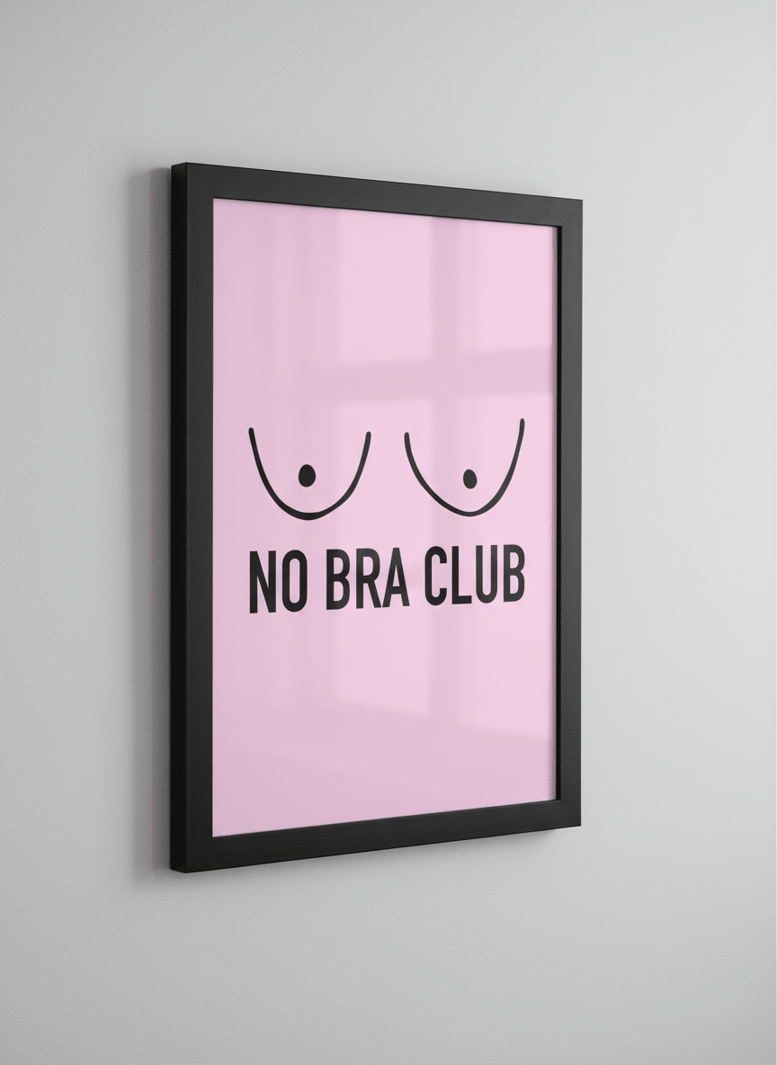 Contemporary wall art featured in a bright modern office workspace