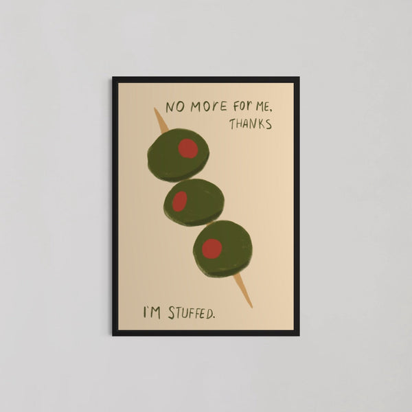 No More For Me Thanks by Lisa Solomoniuk