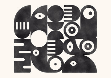 Noir Symmetry by Maison Bootsy - Style My Wall,frame