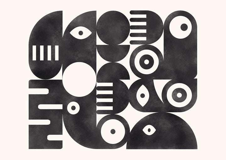 Noir Symmetry by Maison Bootsy - Style My Wall,frame