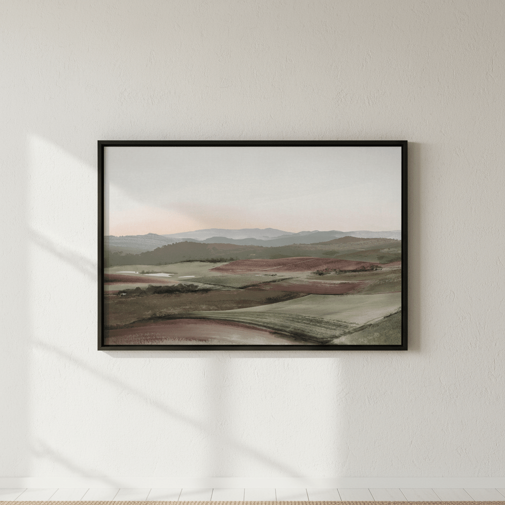 North West Tasmania Farmland by Deer Muskeeter wall - art - picture - poster