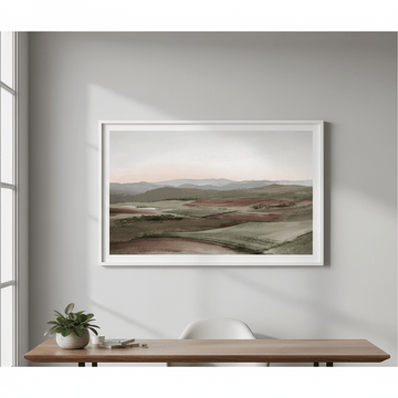 North West Tasmania Farmland by Deer Muskeeter wall - art - picture - poster