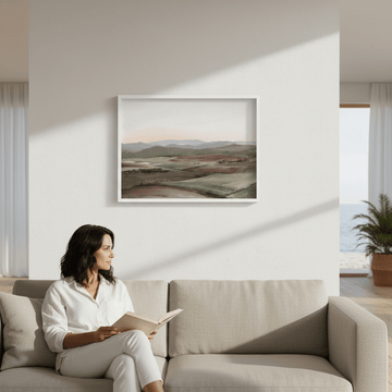 North West Tasmania Farmland by Deer Muskeeter wall - art - picture - poster