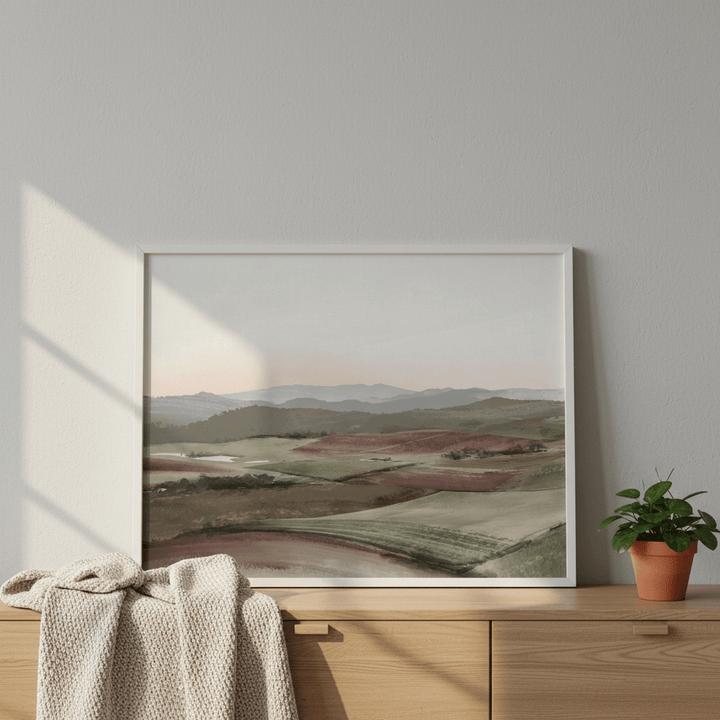 North West Tasmania Farmland by Deer Muskeeter wall - art - picture - poster