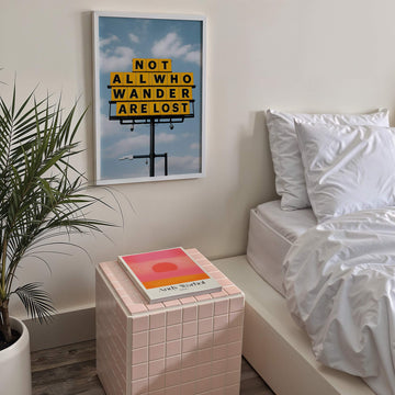 Not All Who Wonder Are Lost Wall Art wall - art - picture - poster