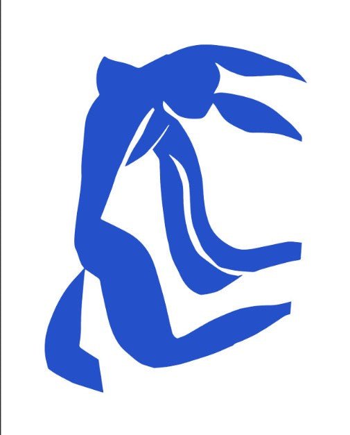Nu Bleu XI 1954 Wall Art by Henri Matisse