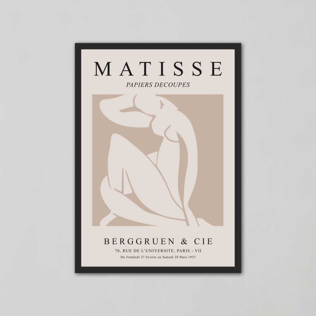 Nude Woman Body Brown And Beige by Henri Matisse - Style My Wall