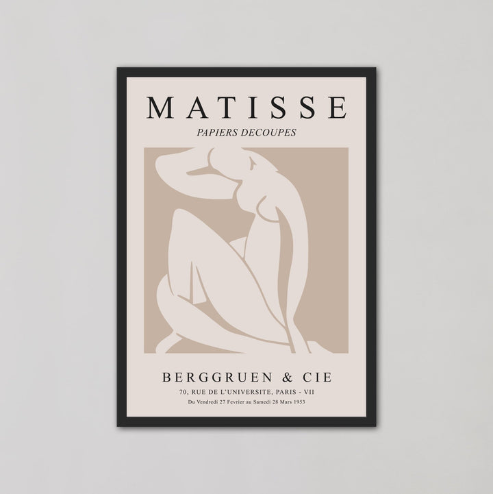 Nude Woman Body Brown And Beige by Henri Matisse - Style My Wall