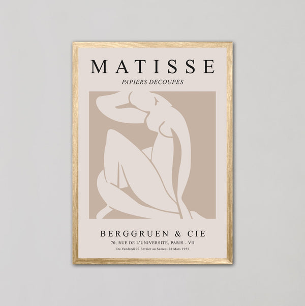 Nude Woman Body Brown And Beige by Henri Matisse