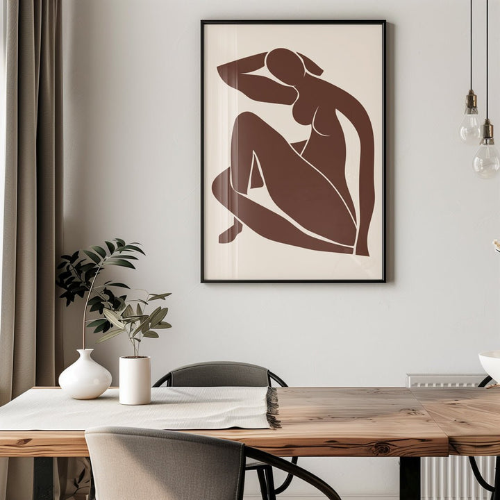 Nude Woman Body Brown by Henri Matisse - Style My Wall