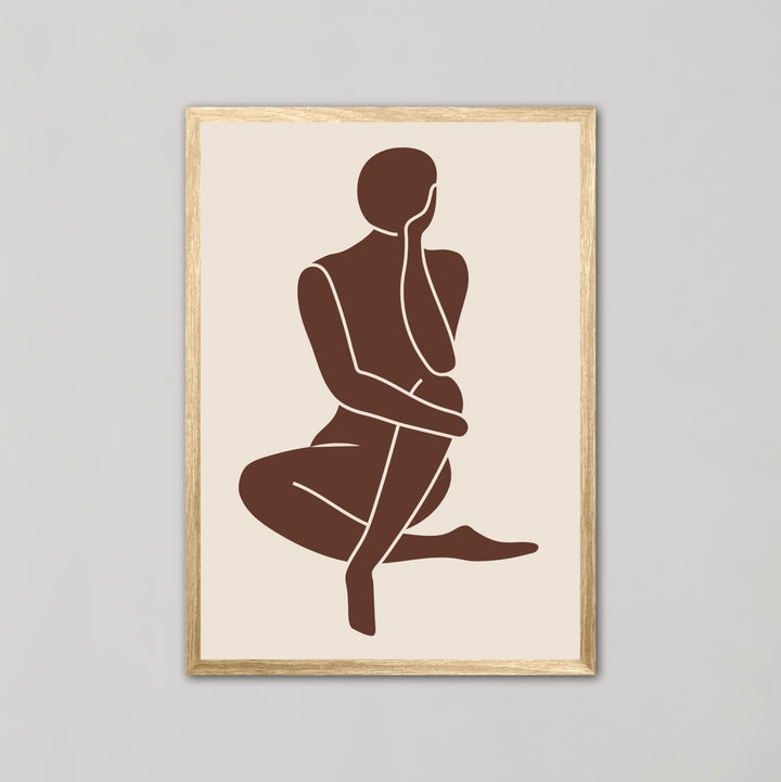 Nude Woman Body Front Brown by Henri Matisse - Style My Wall