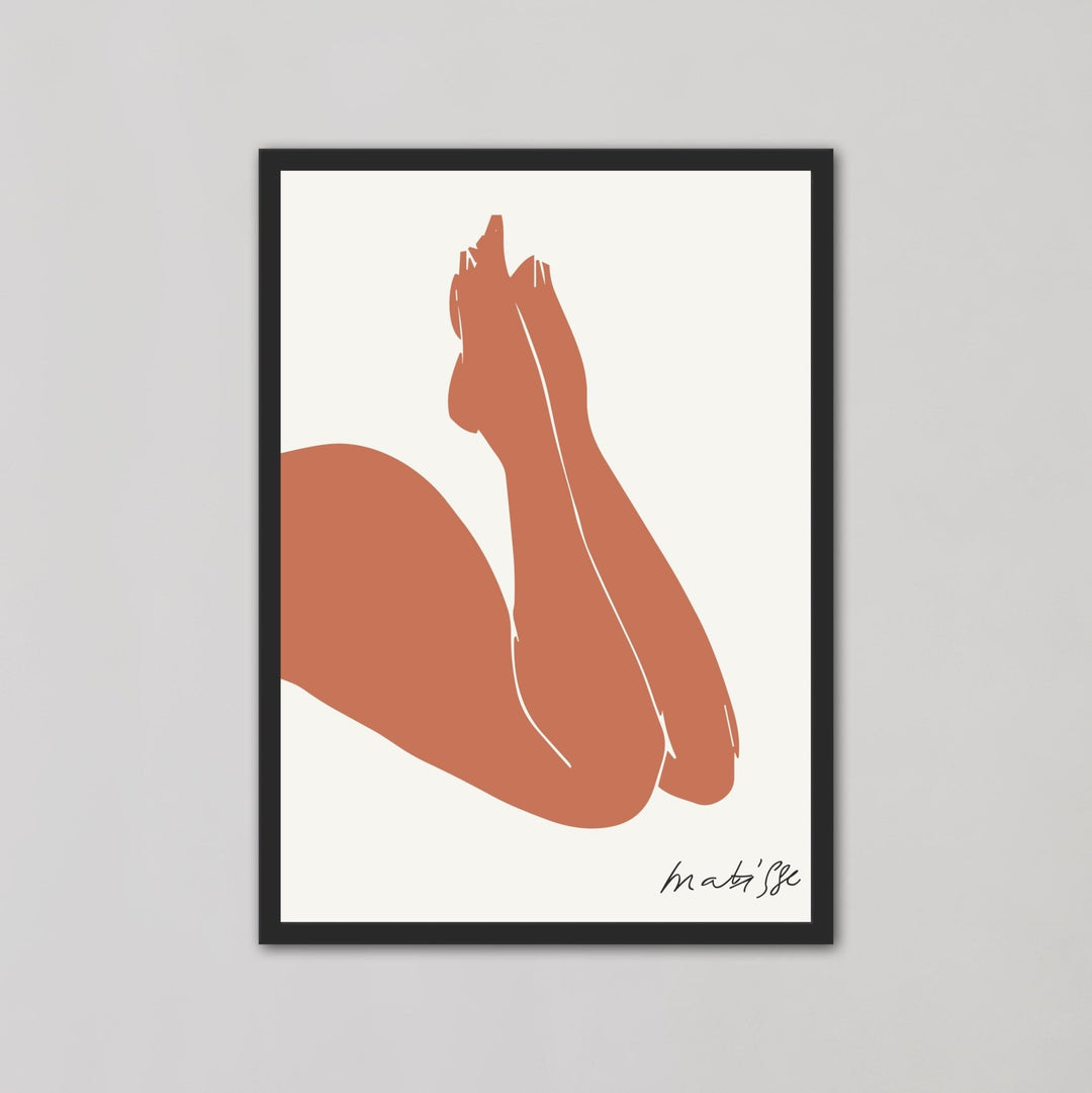 Nude Woman Cutout Brown Art By Henri Matisse - Style My Wall