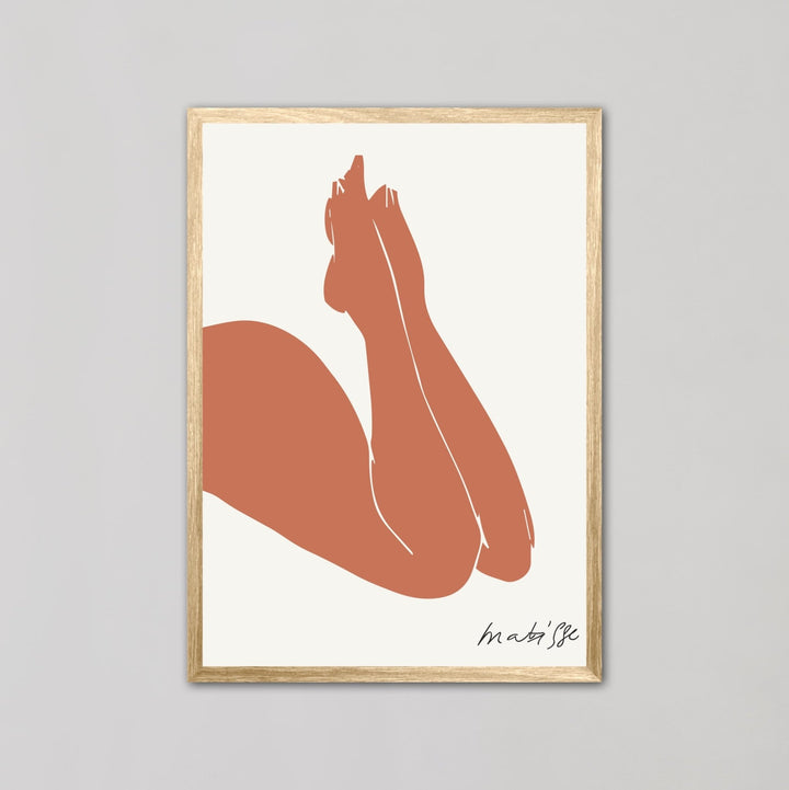 Nude Woman Cutout Brown Art By Henri Matisse - Style My Wall