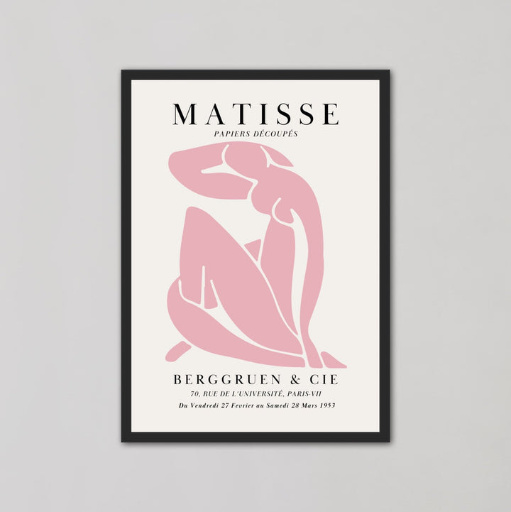 Nude Women Papier Decoupes Art shades of Pink By Henri Matisse - Style My Wall