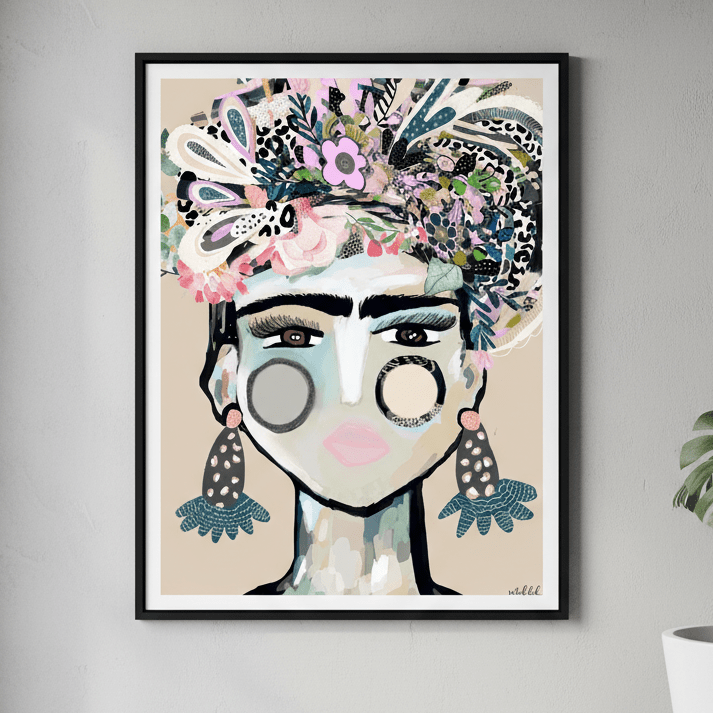 Nuvum Frida by Inkheart Designs wall - art - picture - poster