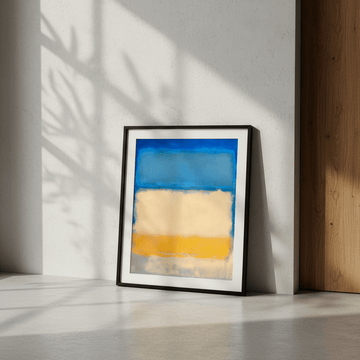 Ocean Beach Sand Blue Inspired by Mark Rothko wall - art - picture - poster