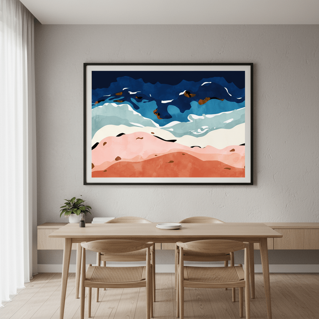 Ocean Heart by 83 Oranges wall - art - picture - poster