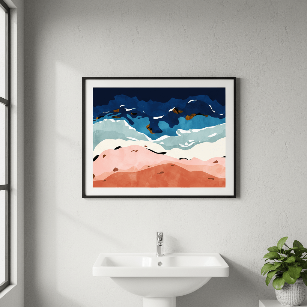 Ocean Heart by 83 Oranges wall - art - picture - poster