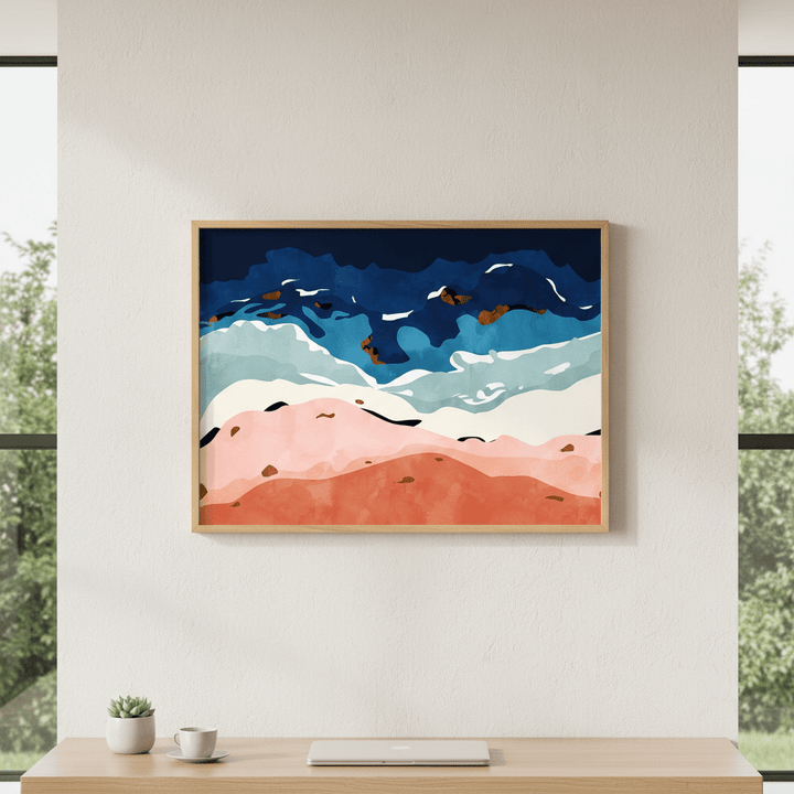 Ocean Heart by 83 Oranges wall - art - picture - poster