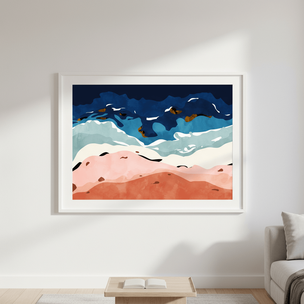 Ocean Heart by 83 Oranges wall - art - picture - poster