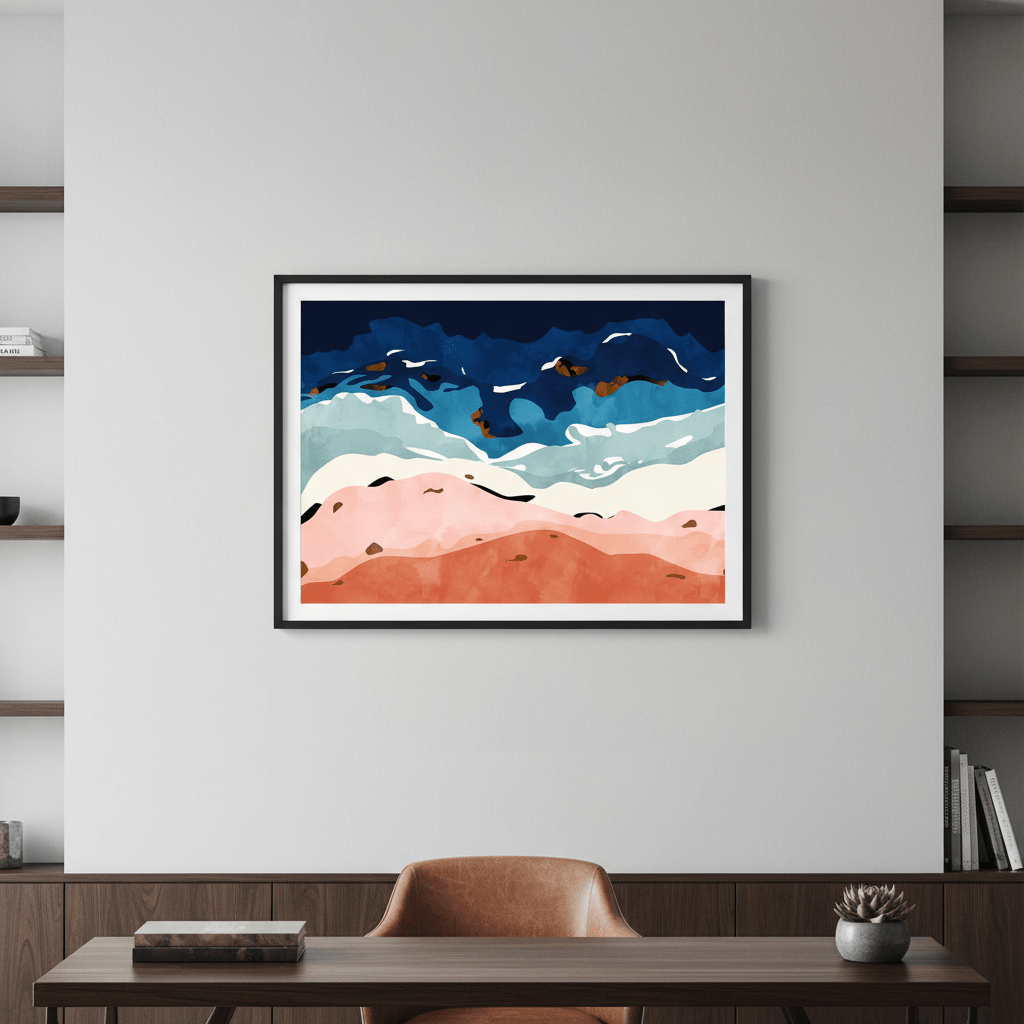 Ocean Heart by 83 Oranges wall - art - picture - poster