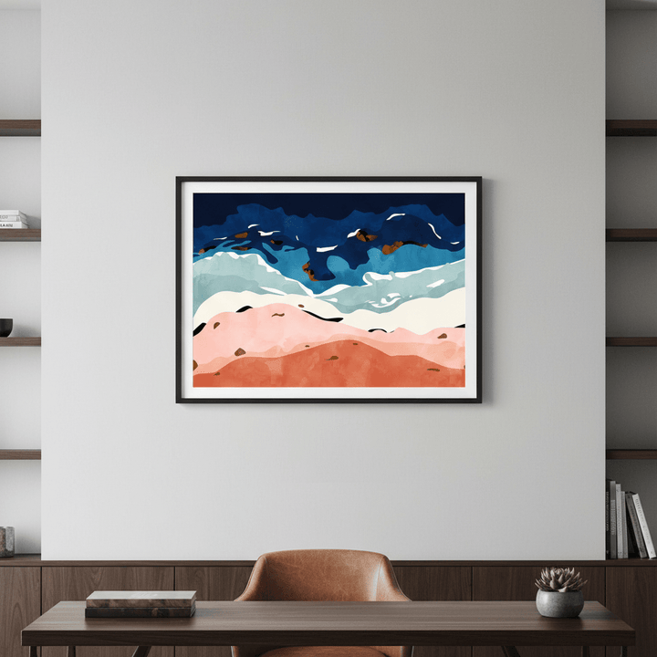 Ocean Heart by 83 Oranges wall - art - picture - poster