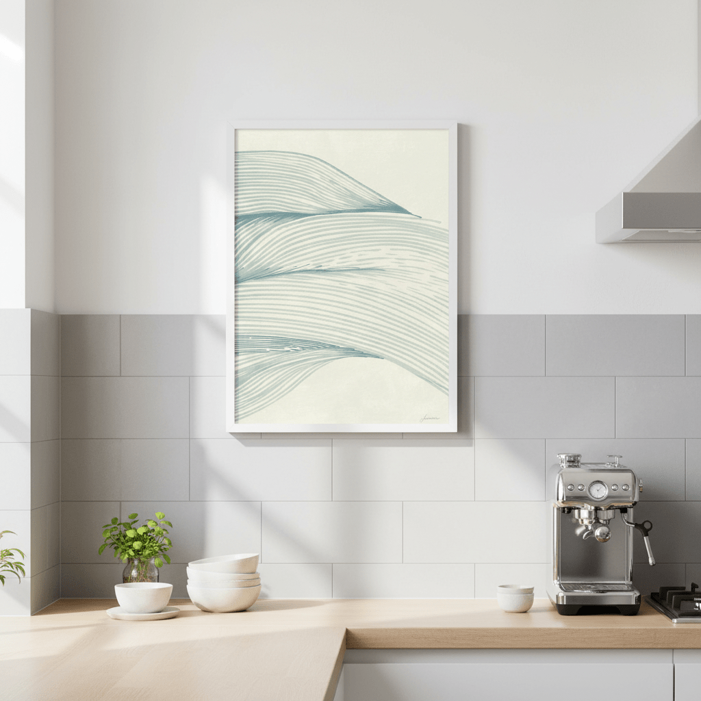 Ocean in Lines by Lucrecia Caporale wall - art - picture - poster